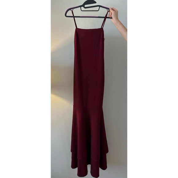 Lulus Burgundy Dress | Like New - Picture 3 of 3